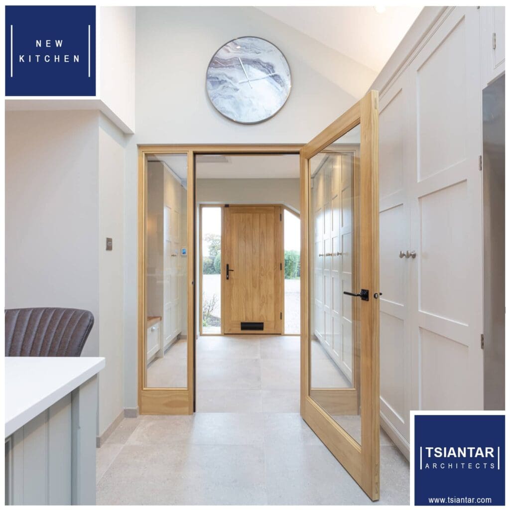 An image of a farmhouse door in a home.