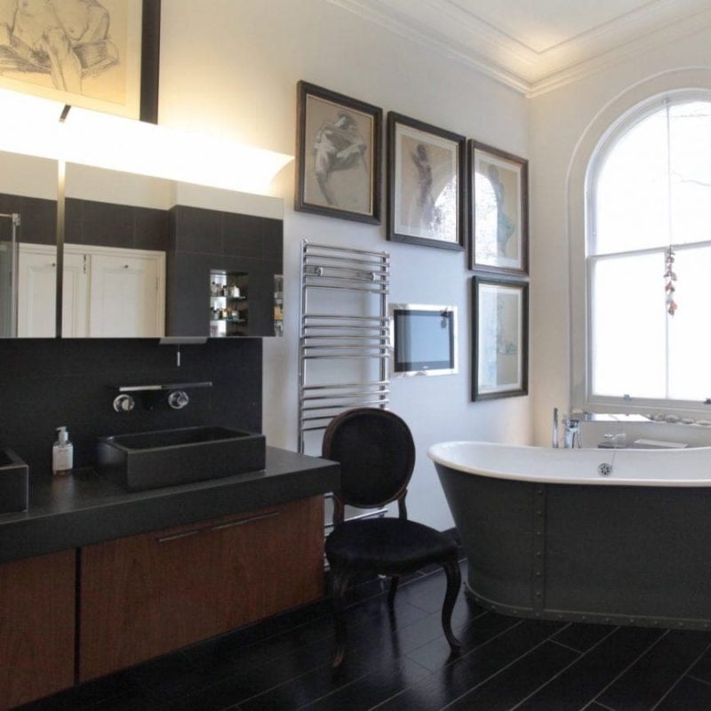 Eclectic Bathroom-min